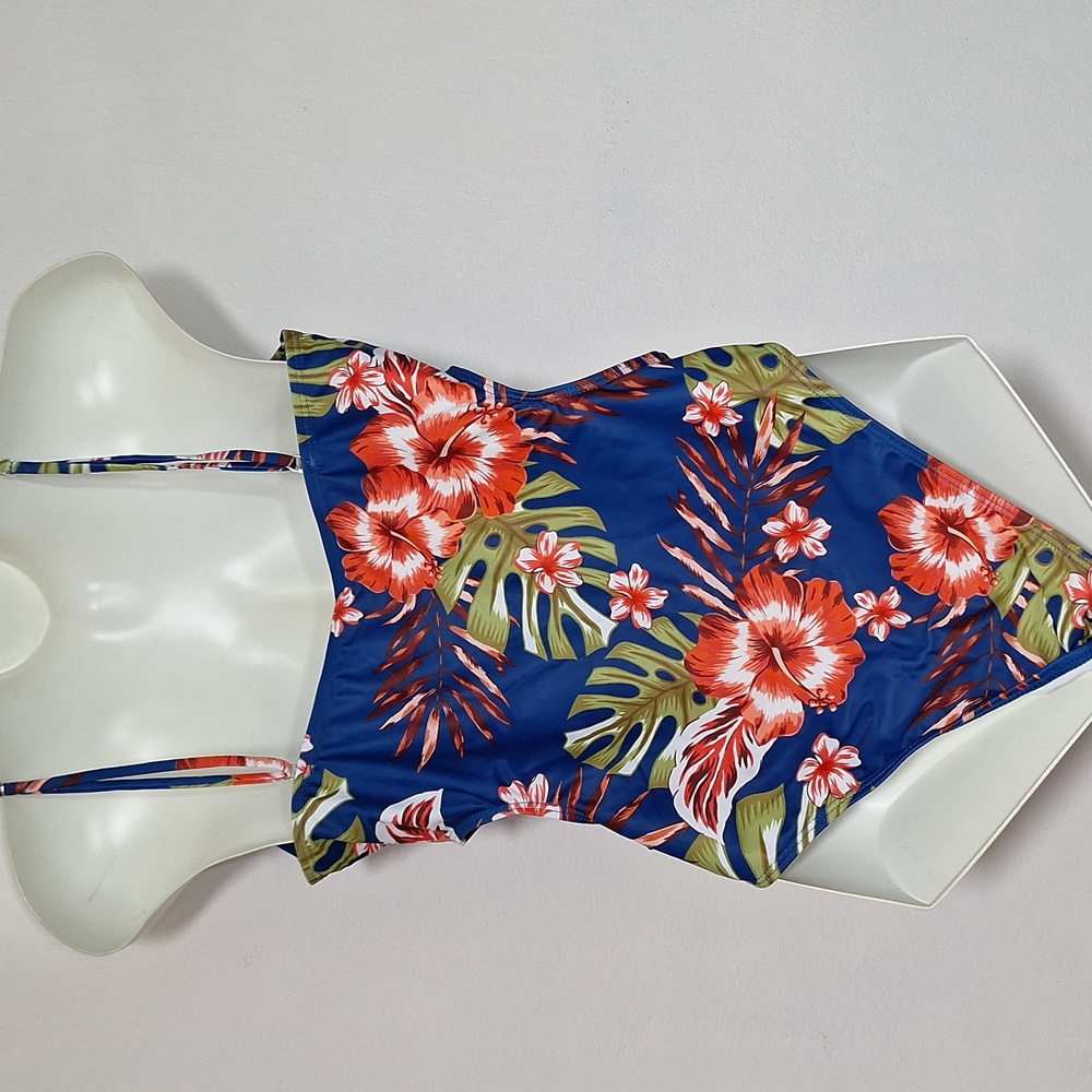AgoKud Tropical Floral One-Piece Swimsuit - Picture 6 of 10